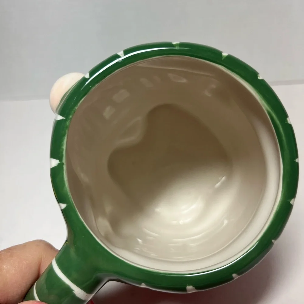 Pier 1 Imports Christmas gnome ceramic mug